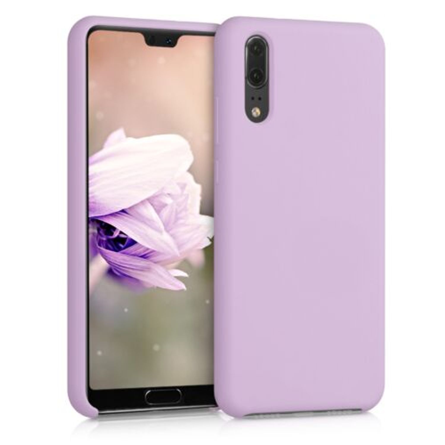 Husa pentru Huawei P20, Silicon, Mov, 45689.140 fotografia produsului