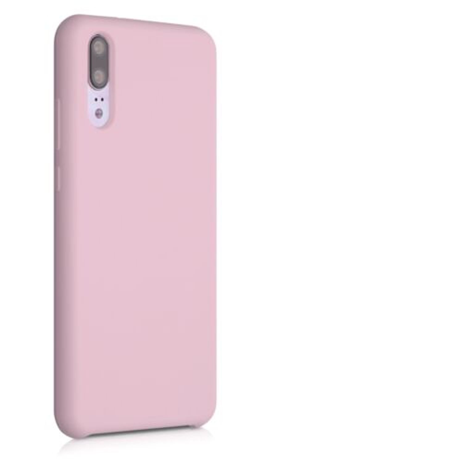 Husa pentru Huawei P20, Silicon, Rose Gold, 45689.156 fotografia produsului View 8 L