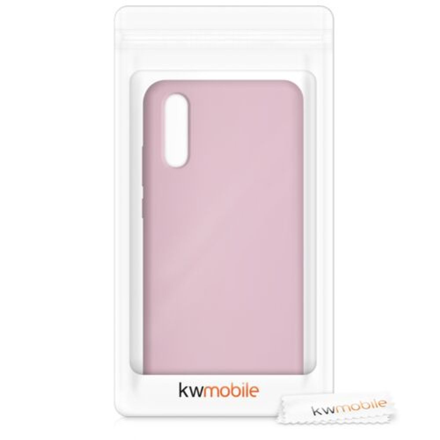 Husa pentru Huawei P20, Silicon, Rose Gold, 45689.156 fotografia produsului View 7 L