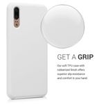 Husa pentru Huawei P20, Silicon, Alb, 45689.02 fotografia produsului View 6 S