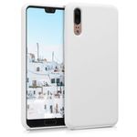 Husa pentru Huawei P20, Silicon, Alb, 45689.02 fotografia produsului