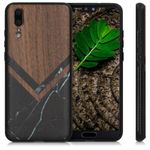 Husa pentru Huawei P20, Lemn, Negru, 45989.15 fotografia produsului View 2 S