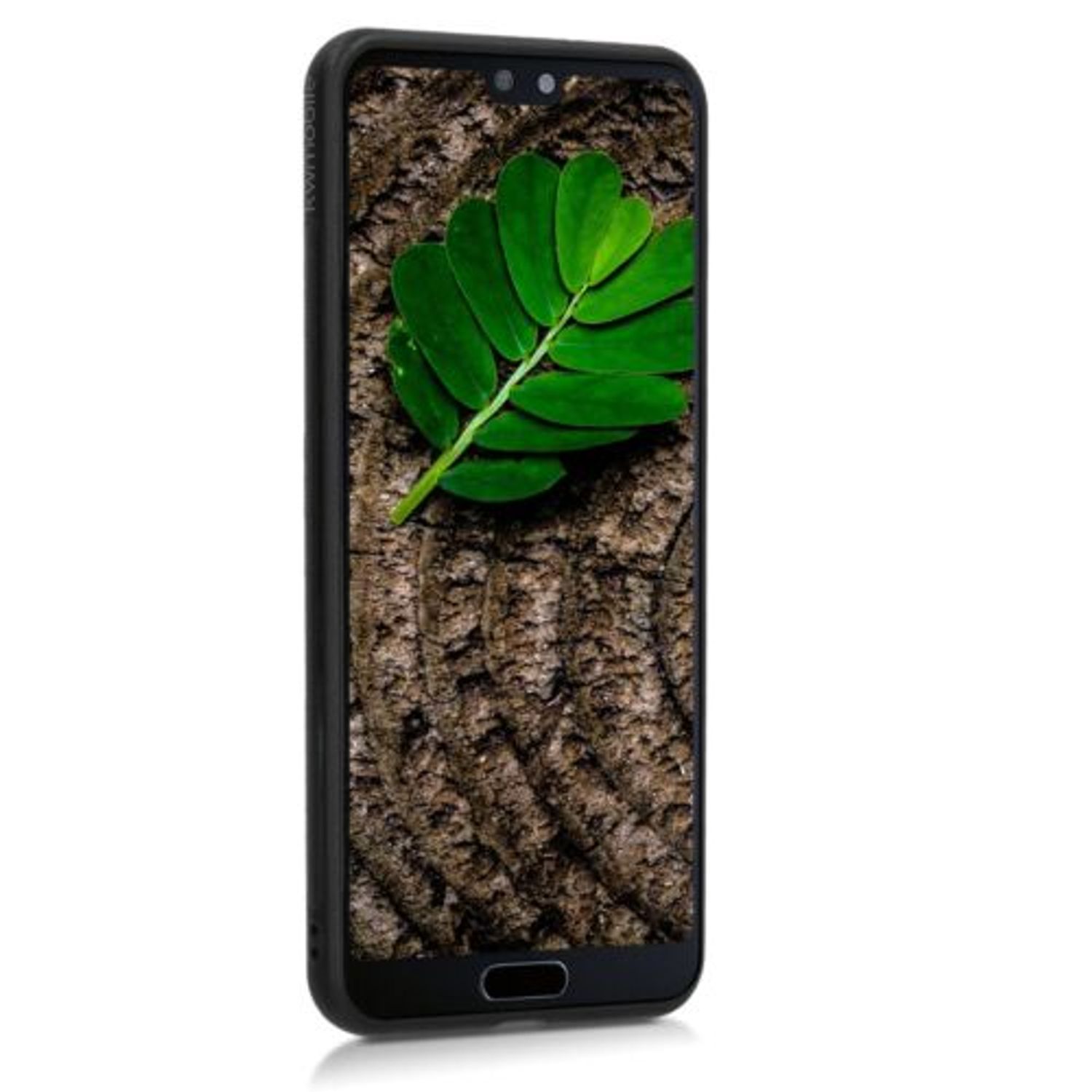 Husa pentru Huawei P20, Lemn, Negru, 45989.15 fotografia produsului View 3 L