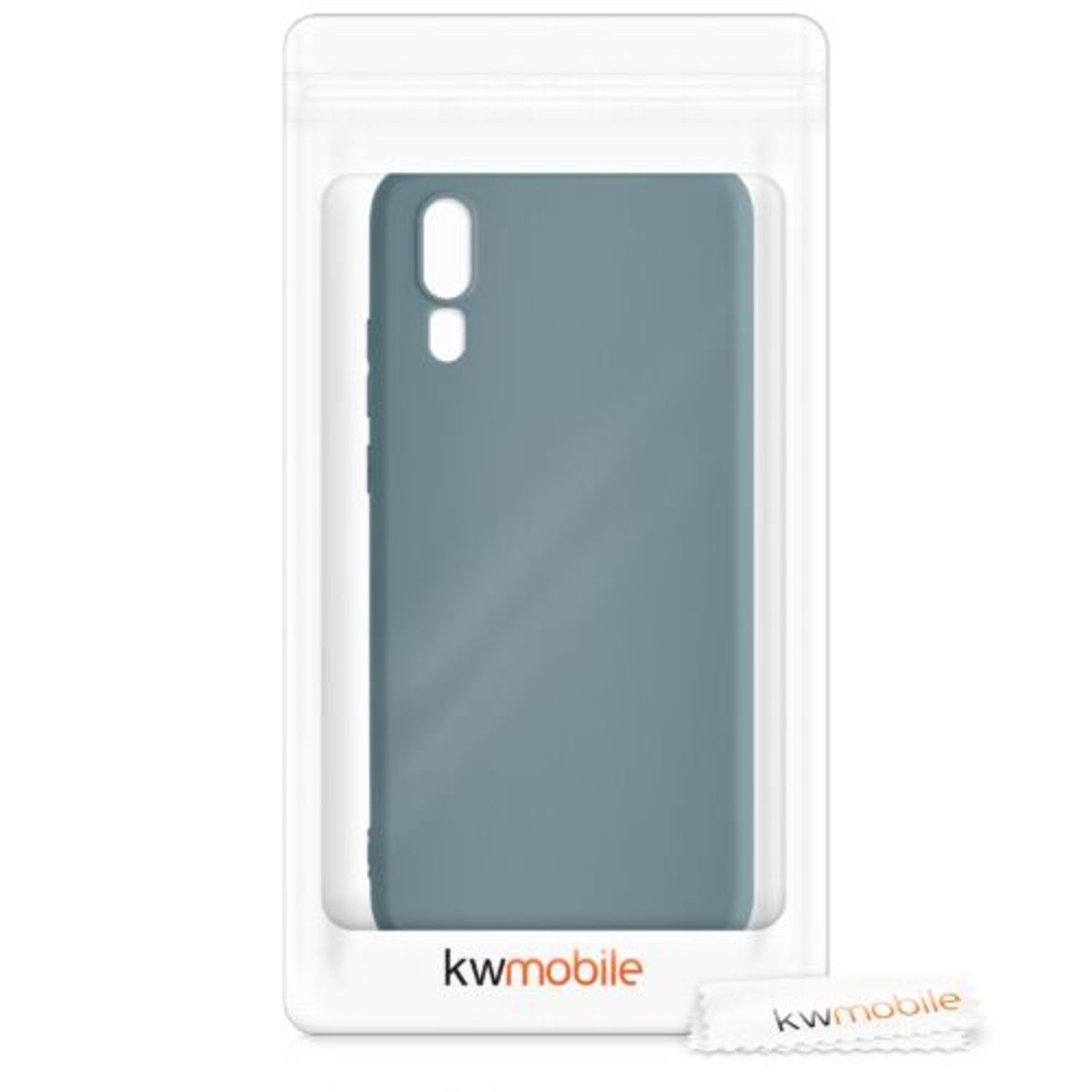 Husa pentru Huawei P20, Silicon, Verde, 44212.207 fotografia produsului View 7 L