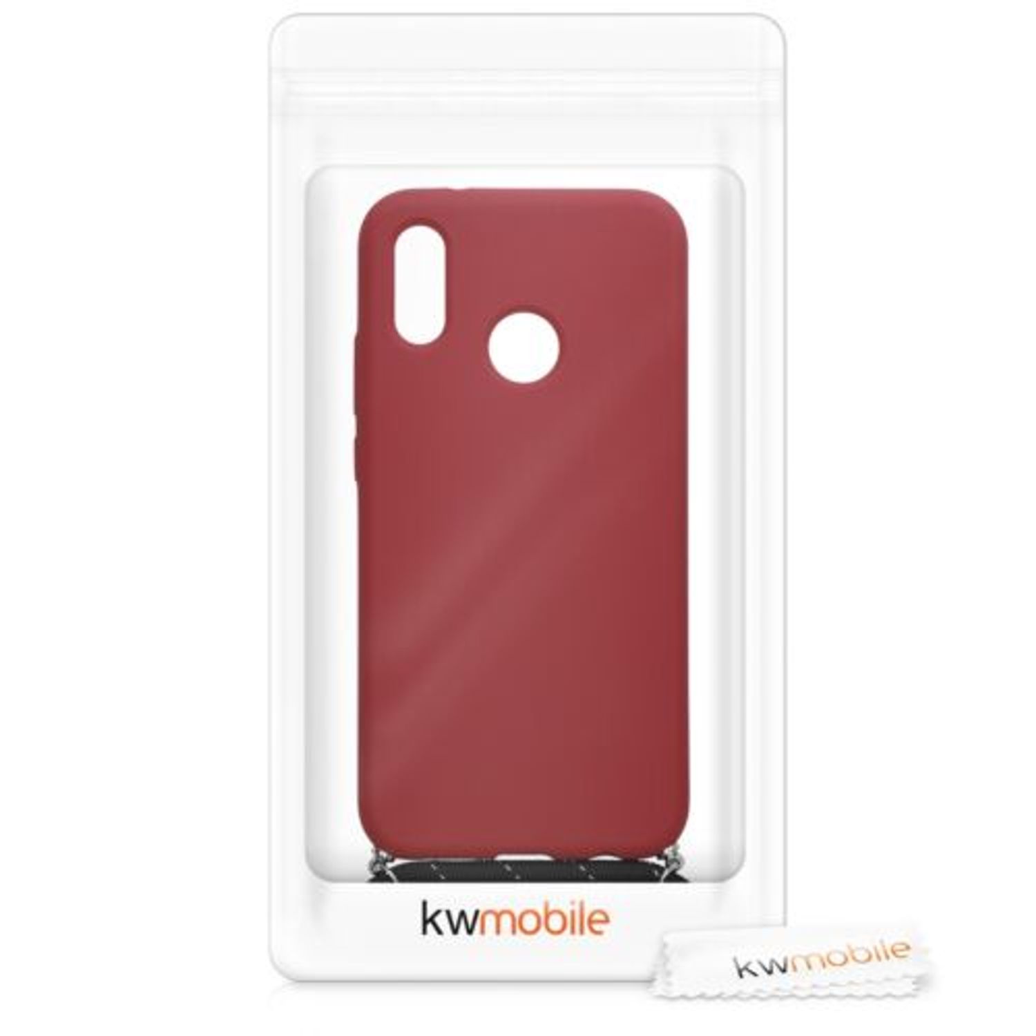 Husa pentru Huawei P20 Lite, Silicon, Rosu, 50675.20 fotografia produsului View 8 L
