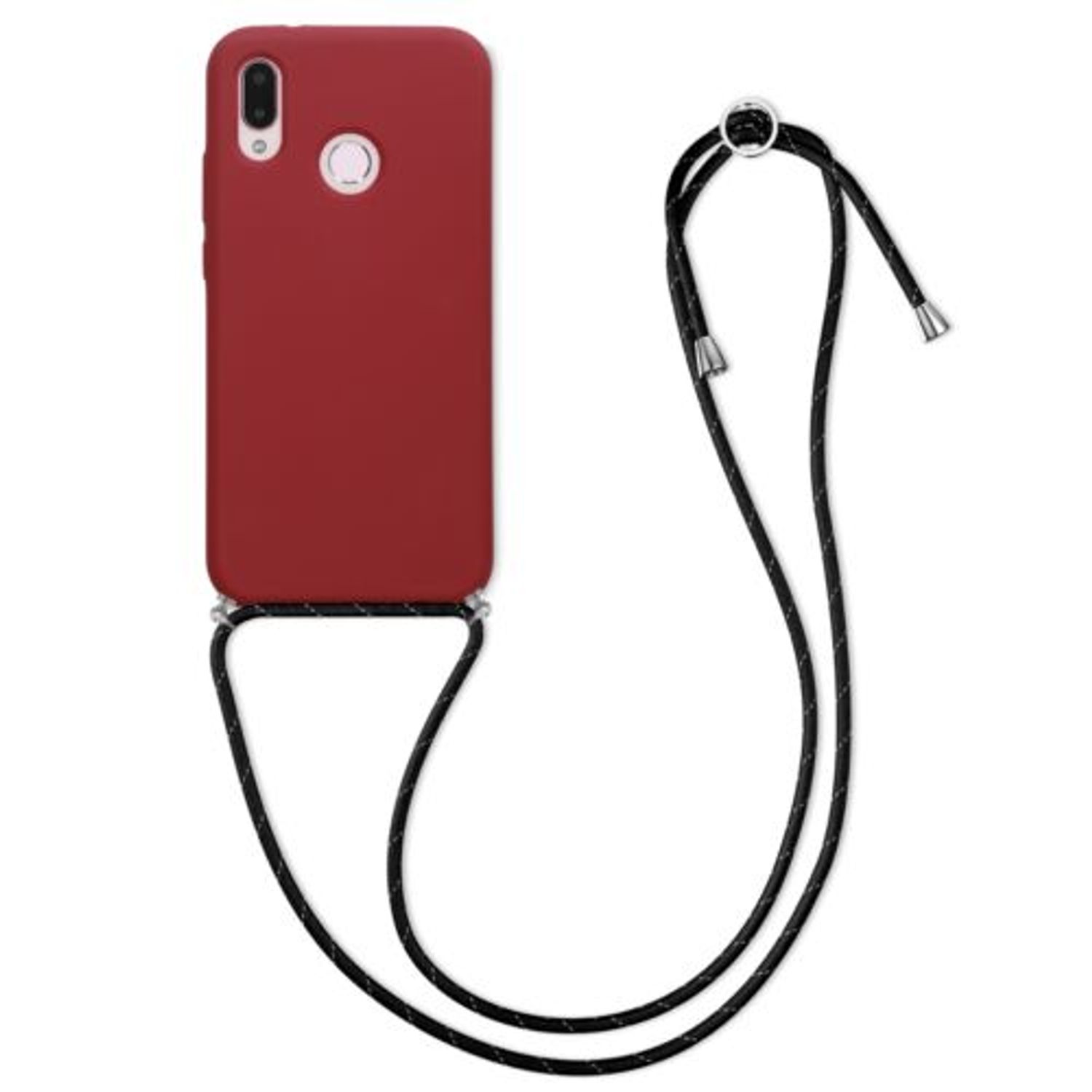 Husa pentru Huawei P20 Lite, Silicon, Rosu, 50675.20 fotografia produsului