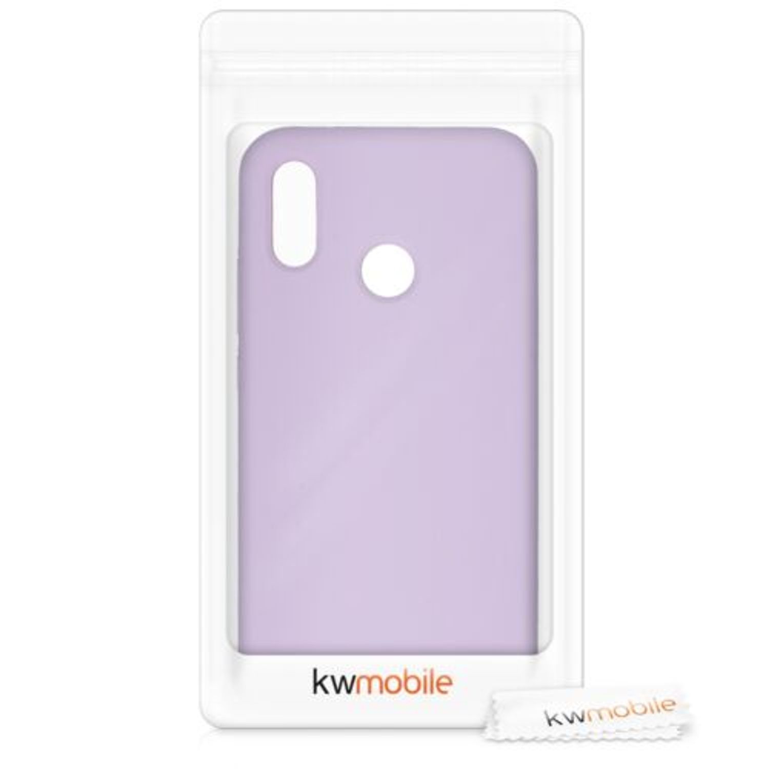 Husa pentru Huawei P20 Lite, Silicon, Mov, 45687.140 fotografia produsului View 7 L
