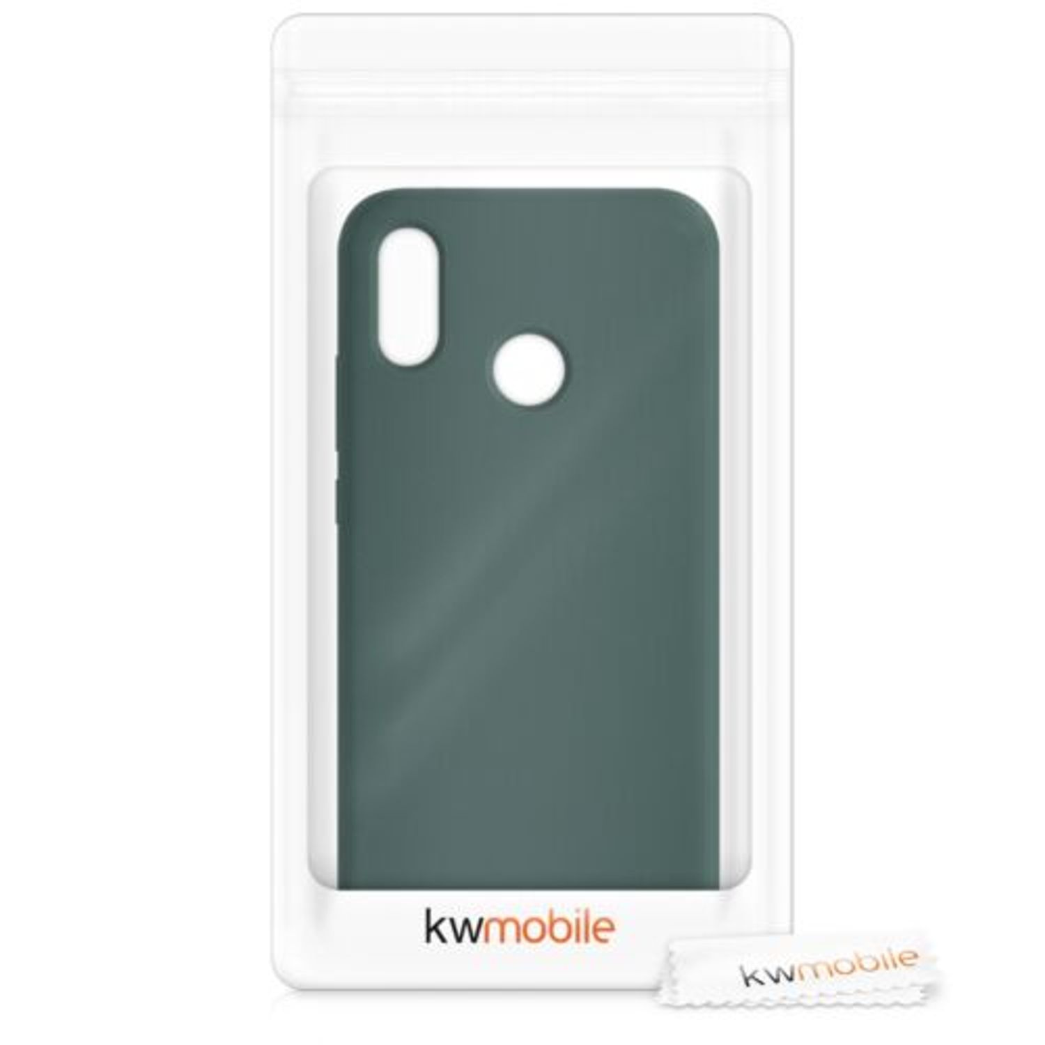 Husa pentru Huawei P20 Lite, Silicon, Verde, 45687.169 fotografia produsului View 7 L