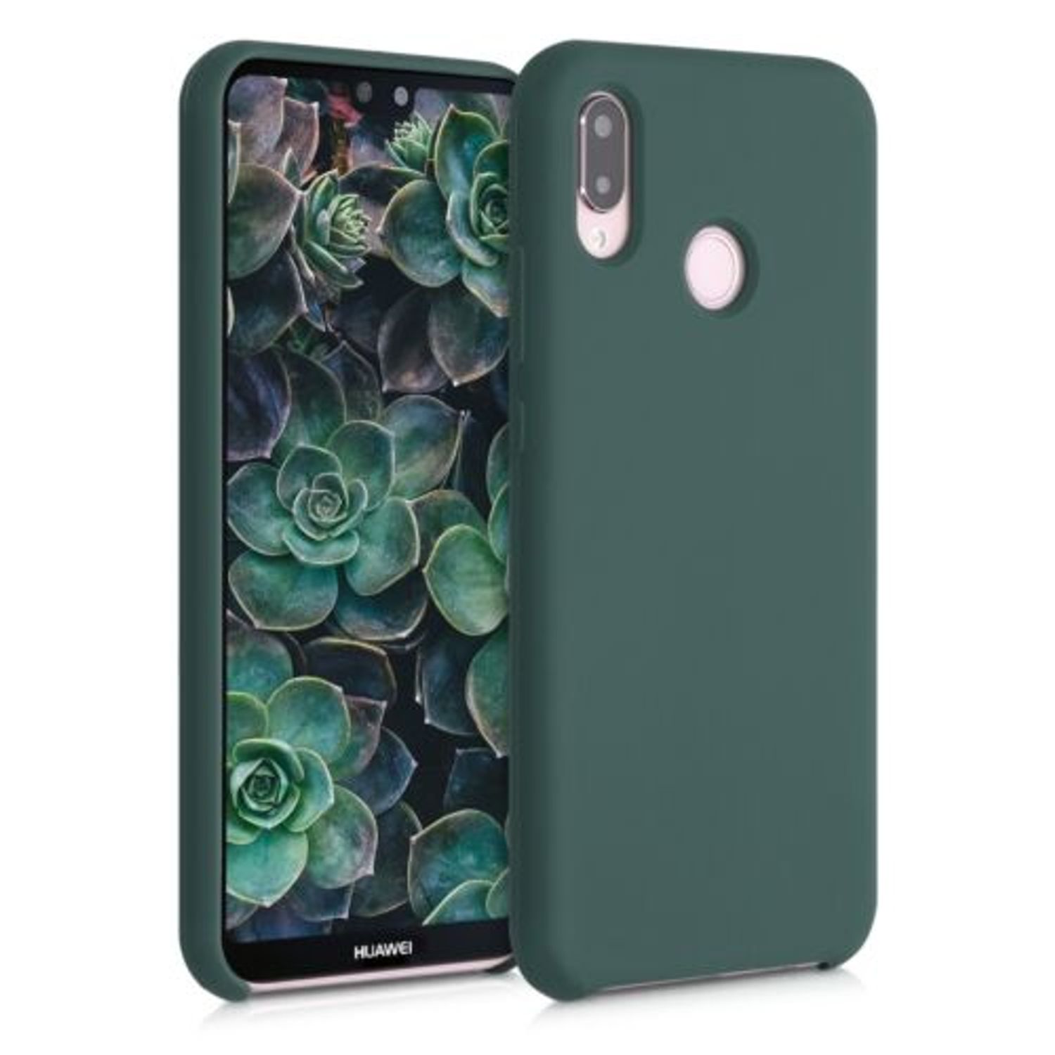 Husa pentru Huawei P20 Lite, Silicon, Verde, 45687.169 fotografia produsului