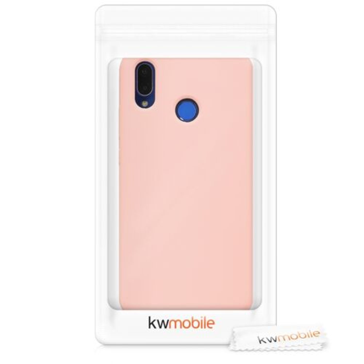 Husa pentru Huawei P20 Lite, Silicon, Roz, 45687.52 fotografia produsului View 7 L