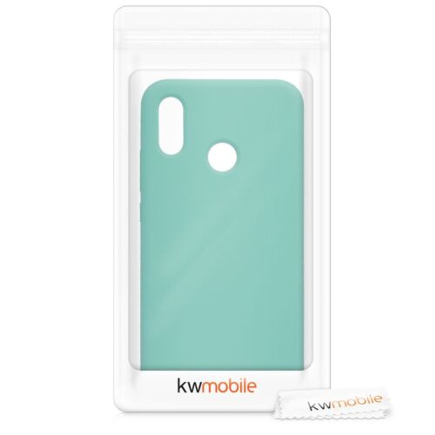 Husa pentru Huawei P20 Lite, Silicon, Verde, 45687.71 fotografia produsului View 7 L