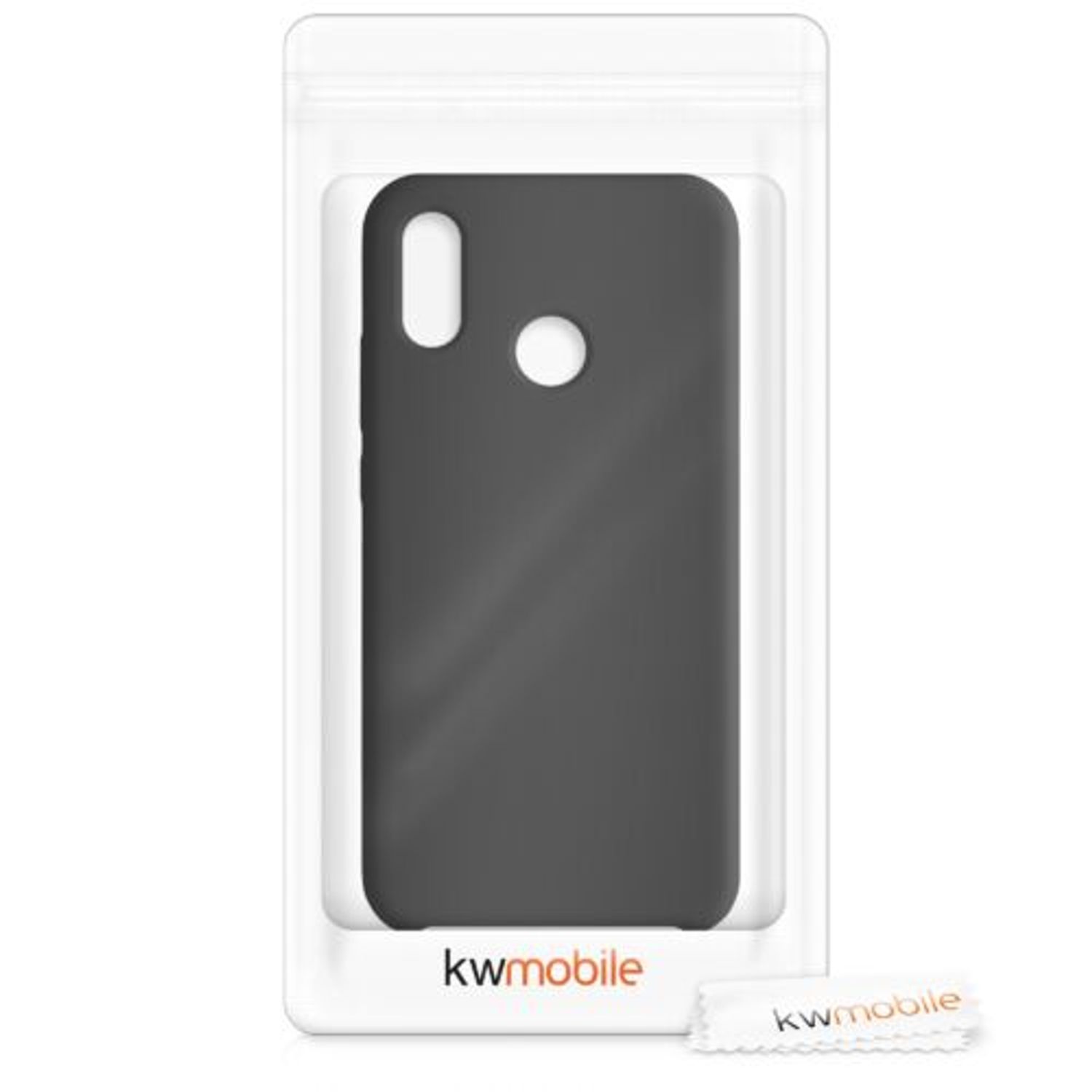 Husa pentru Huawei P20 Lite, Silicon, Negru, 45687.47 fotografia produsului View 6 L