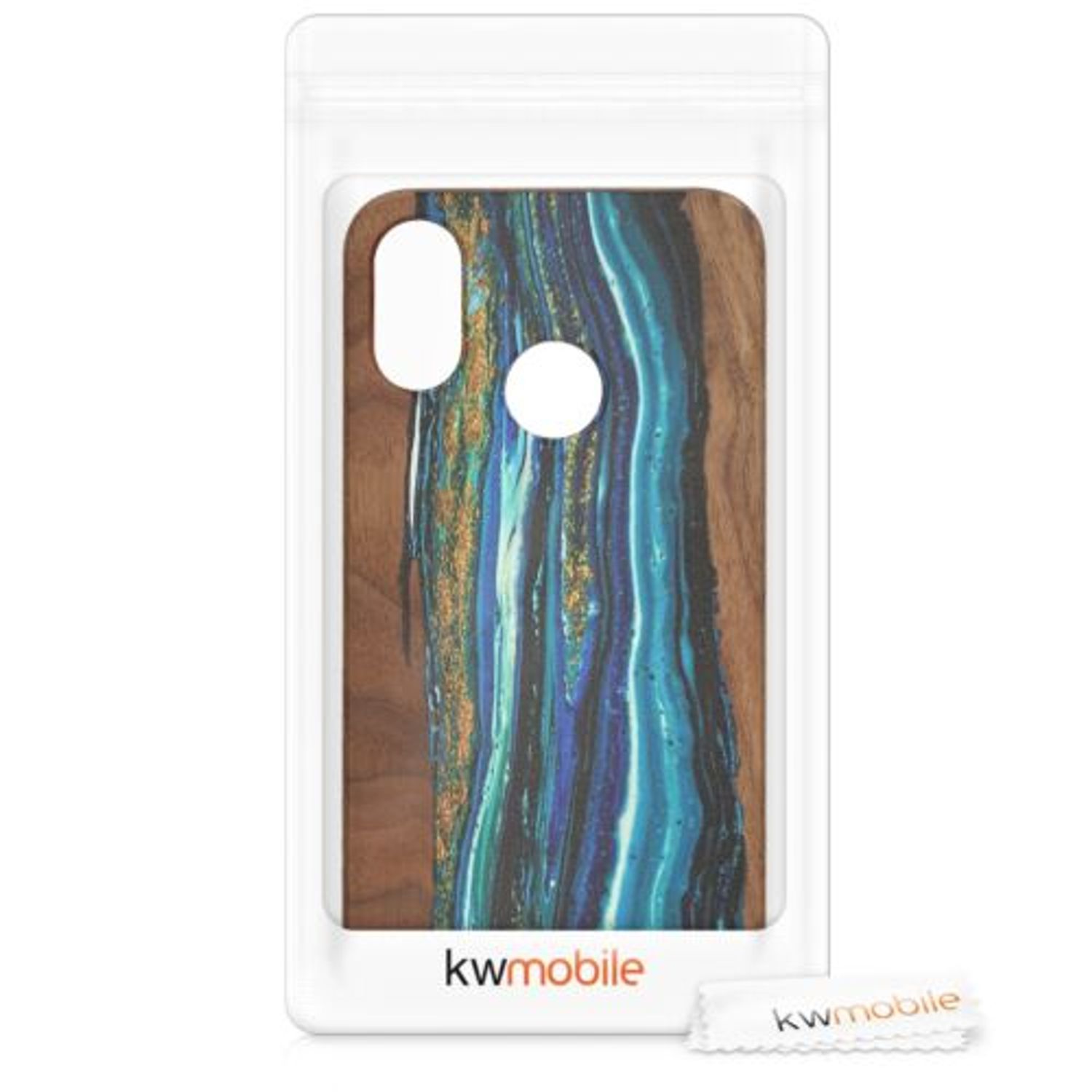 Husa pentru Huawei P20 Lite, Lemn, Multicolor, 44890.07 fotografia produsului View 6 L