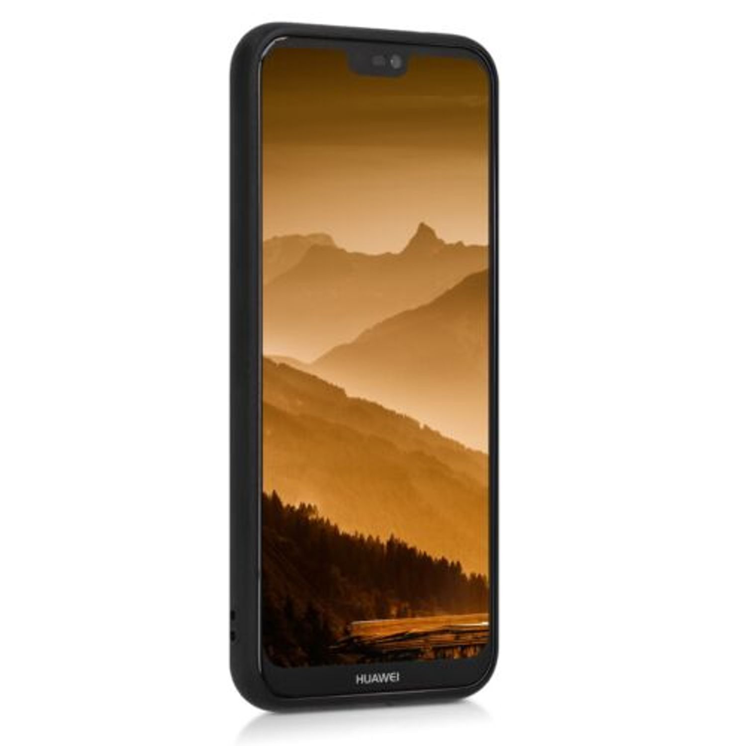 Husa pentru Huawei P20 Lite, Lemn, Negru, 44890.24 fotografia produsului View 3 L