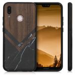 Husa pentru Huawei P20 Lite, Lemn, Negru, 44890.24 fotografia produsului View 2 S