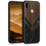 Husa pentru Huawei P20 Lite, Lemn, Negru, 44890.24 fotografia produsului