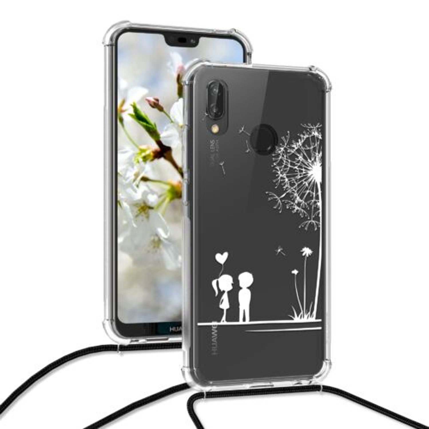 Husa pentru Huawei P20 Lite, Silicon, Alb, 48484.11 fotografia produsului View 5 L