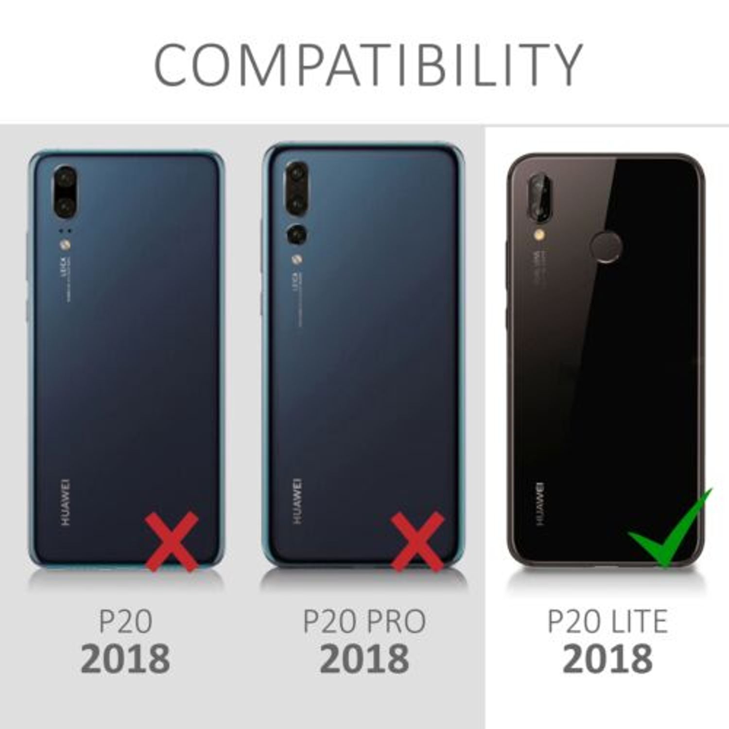Husa pentru Huawei P20 Lite, Silicon, Alb, 48484.11 fotografia produsului View 6 L