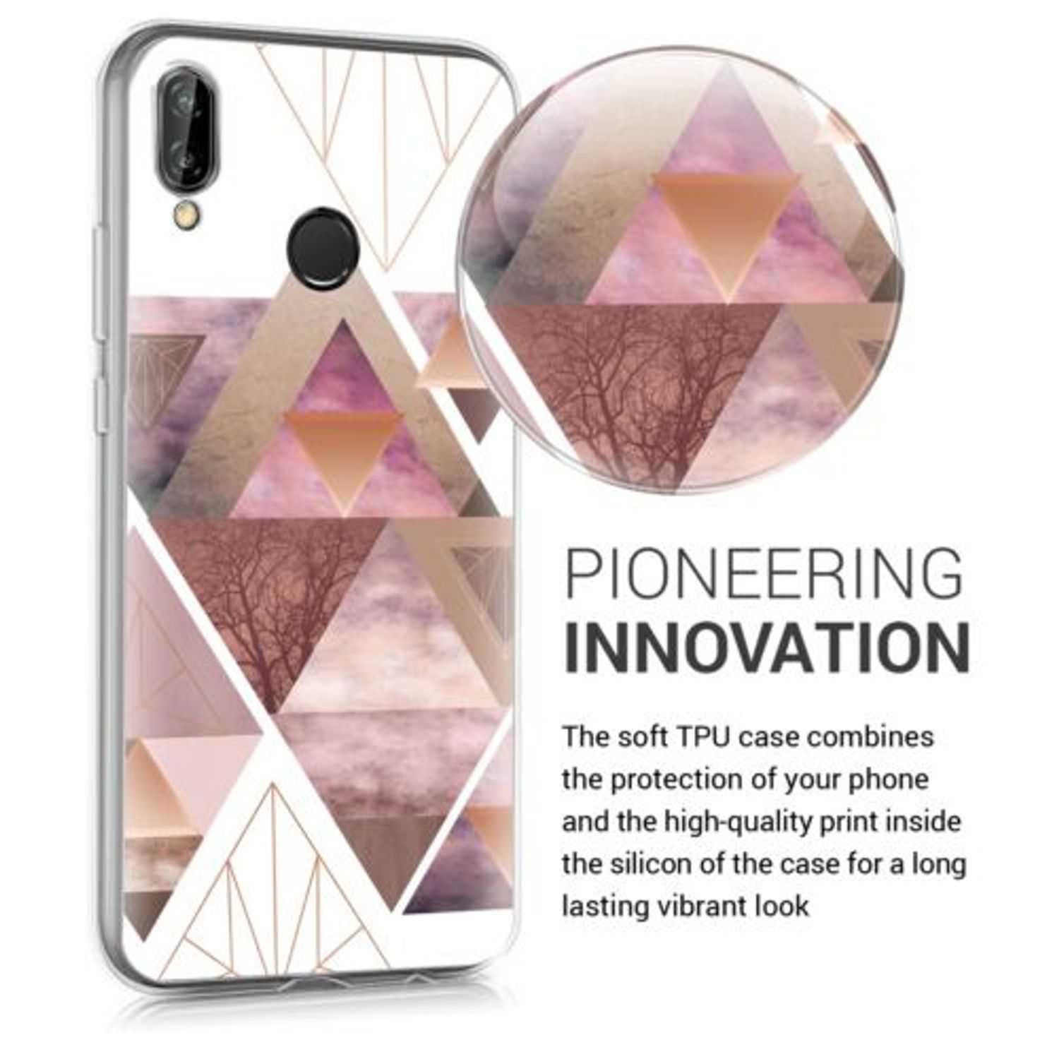 Husa pentru Huawei P20 Lite, Silicon, Multicolor, 44889.12 fotografia produsului View 4 L