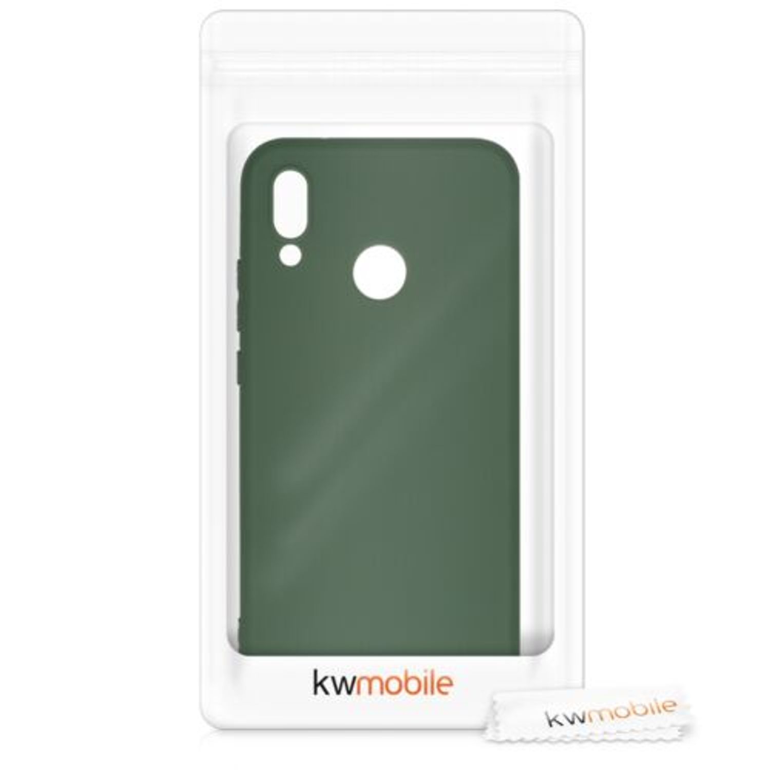 Husa pentru Huawei P20 Lite, Silicon, Verde, 44358.80 fotografia produsului View 7 L