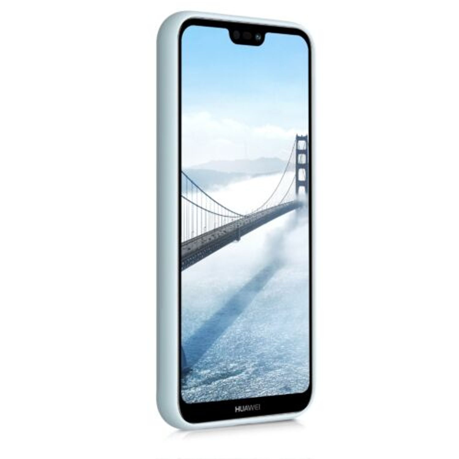 Husa pentru Huawei P20 Lite, Silicon, Albastru, 44358.200 fotografia produsului View 3 L