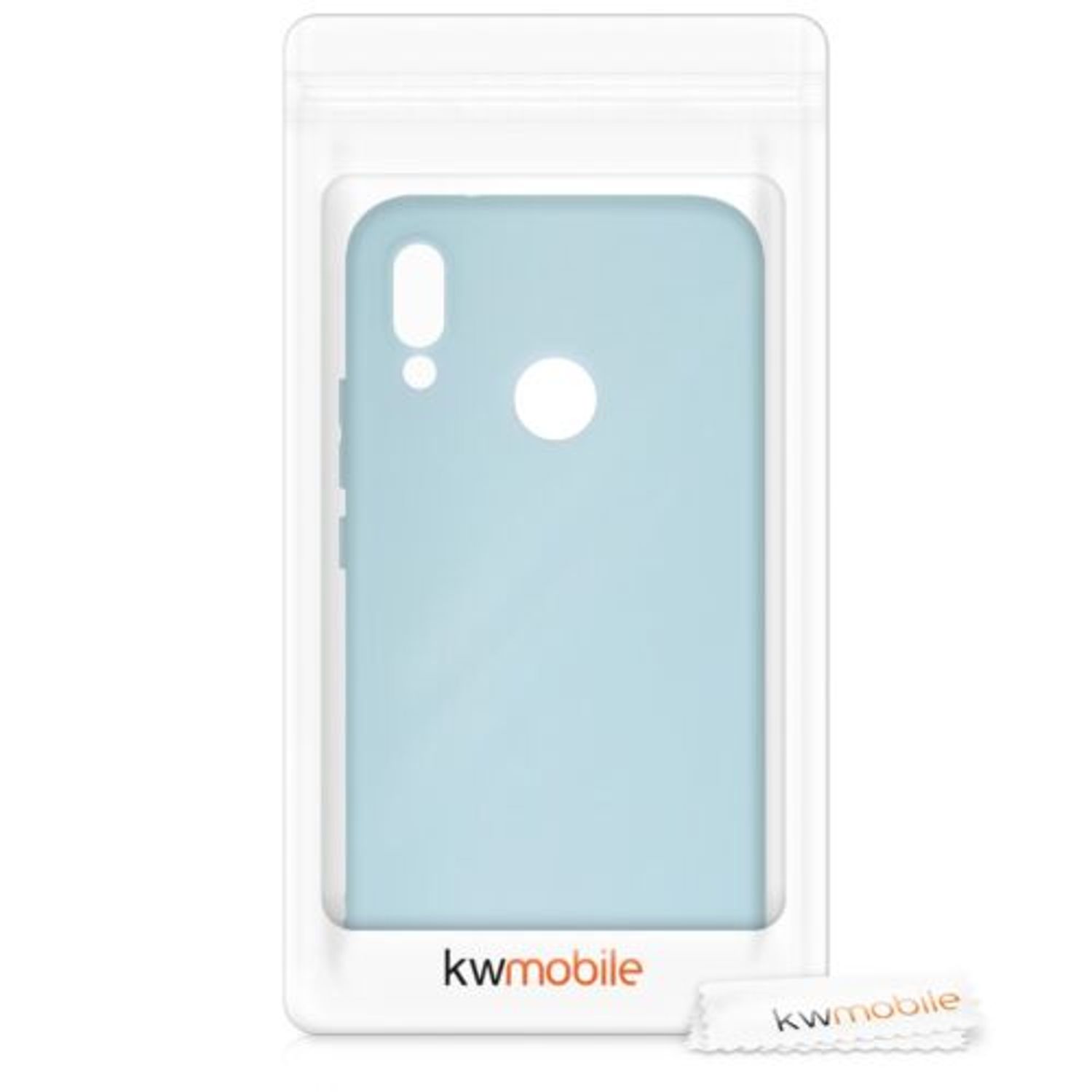 Husa pentru Huawei P20 Lite, Silicon, Albastru, 44358.58 fotografia produsului View 7 L