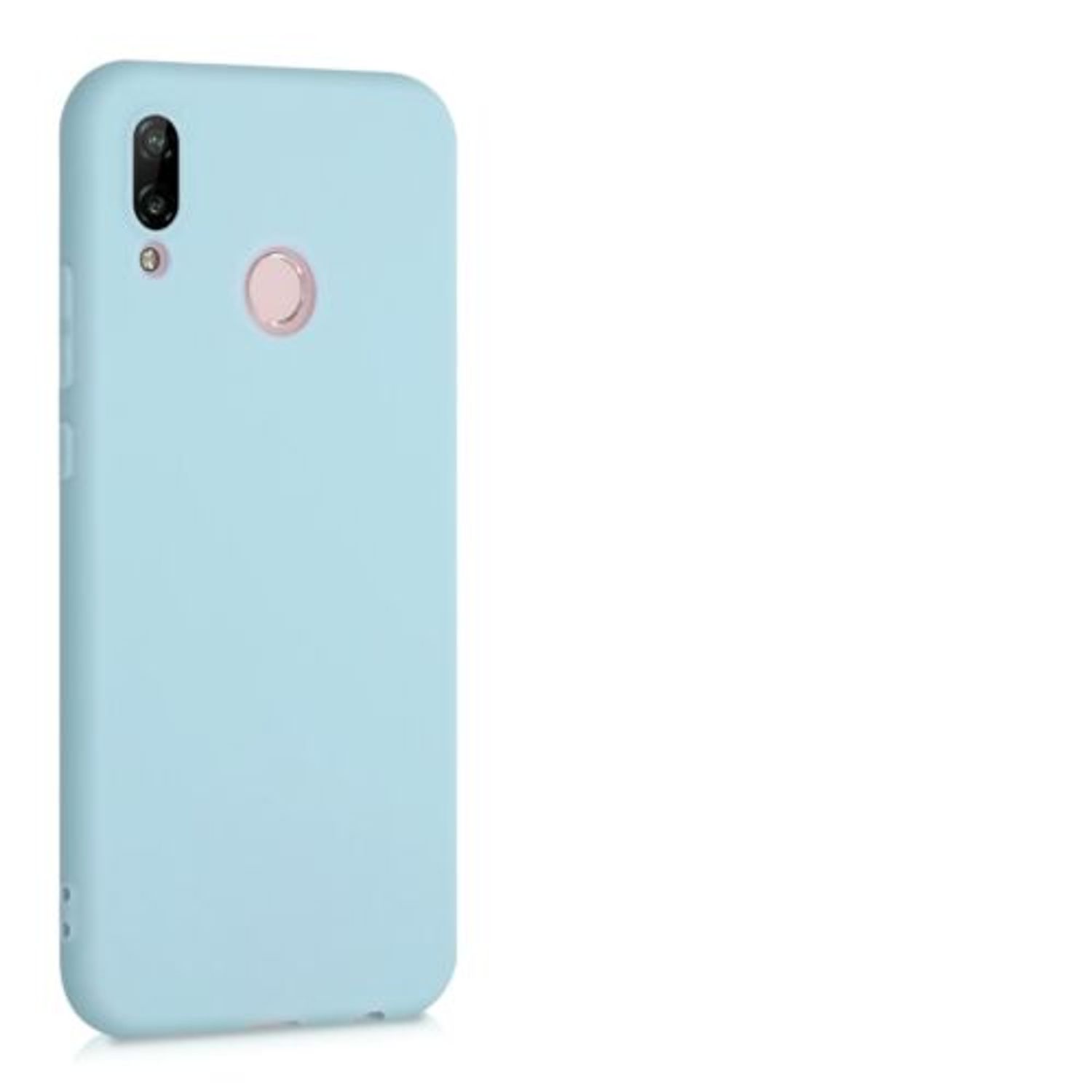Husa pentru Huawei P20 Lite, Silicon, Albastru, 44358.58 fotografia produsului View 8 L