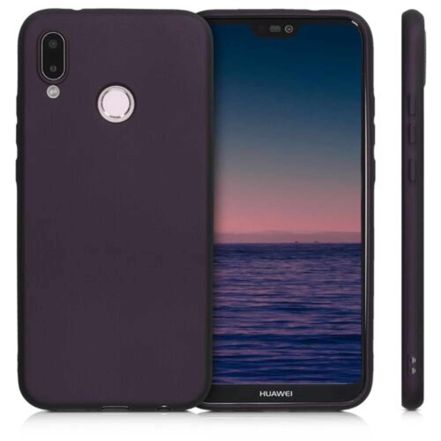 Husa pentru Huawei P20 Lite, Silicon, Mov, 44359.115 fotografia produsului View 2 L