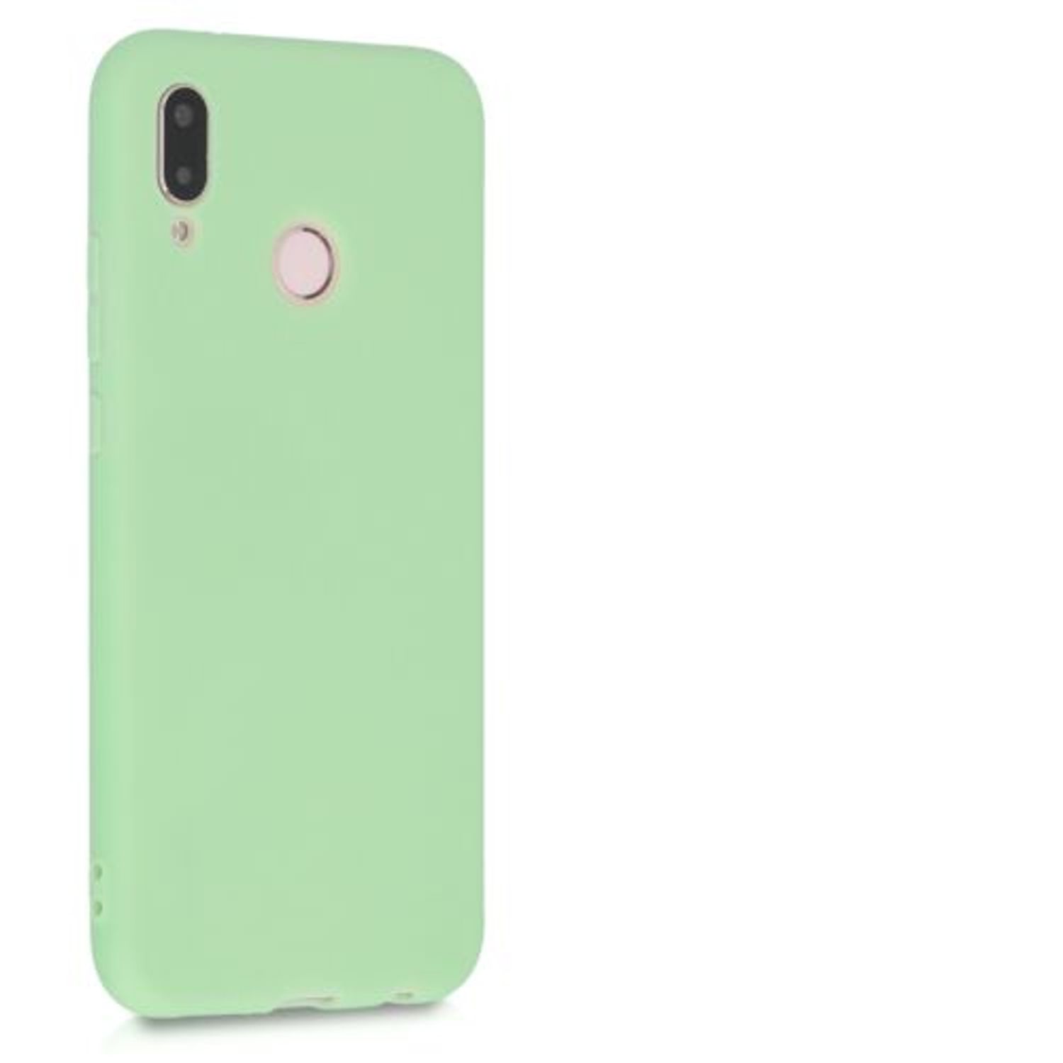 Husa pentru Huawei P20 Lite, Silicon, Verde, 44358.50 fotografia produsului View 8 L