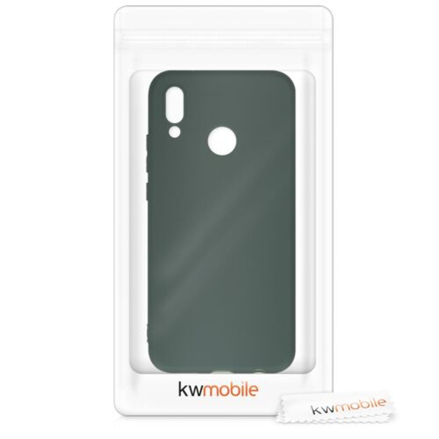 Husa pentru Huawei P20 Lite, Silicon, Verde, 44358.169 fotografia produsului View 8 L