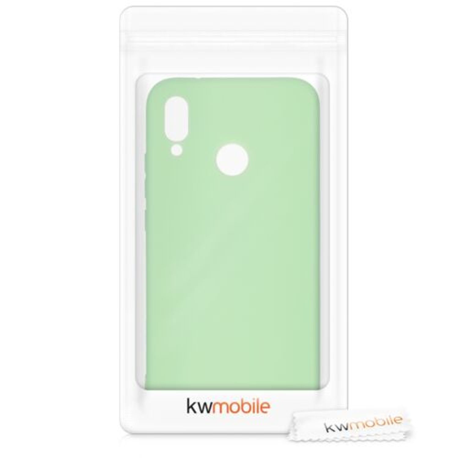 Husa pentru Huawei P20 Lite, Silicon, Verde, 44358.50 fotografia produsului View 7 L