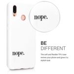 Husa pentru Huawei P20 Lite, Silicon, Alb, 46534.02 fotografia produsului View 4 S