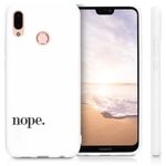 Husa pentru Huawei P20 Lite, Silicon, Alb, 46534.02 fotografia produsului View 2 S