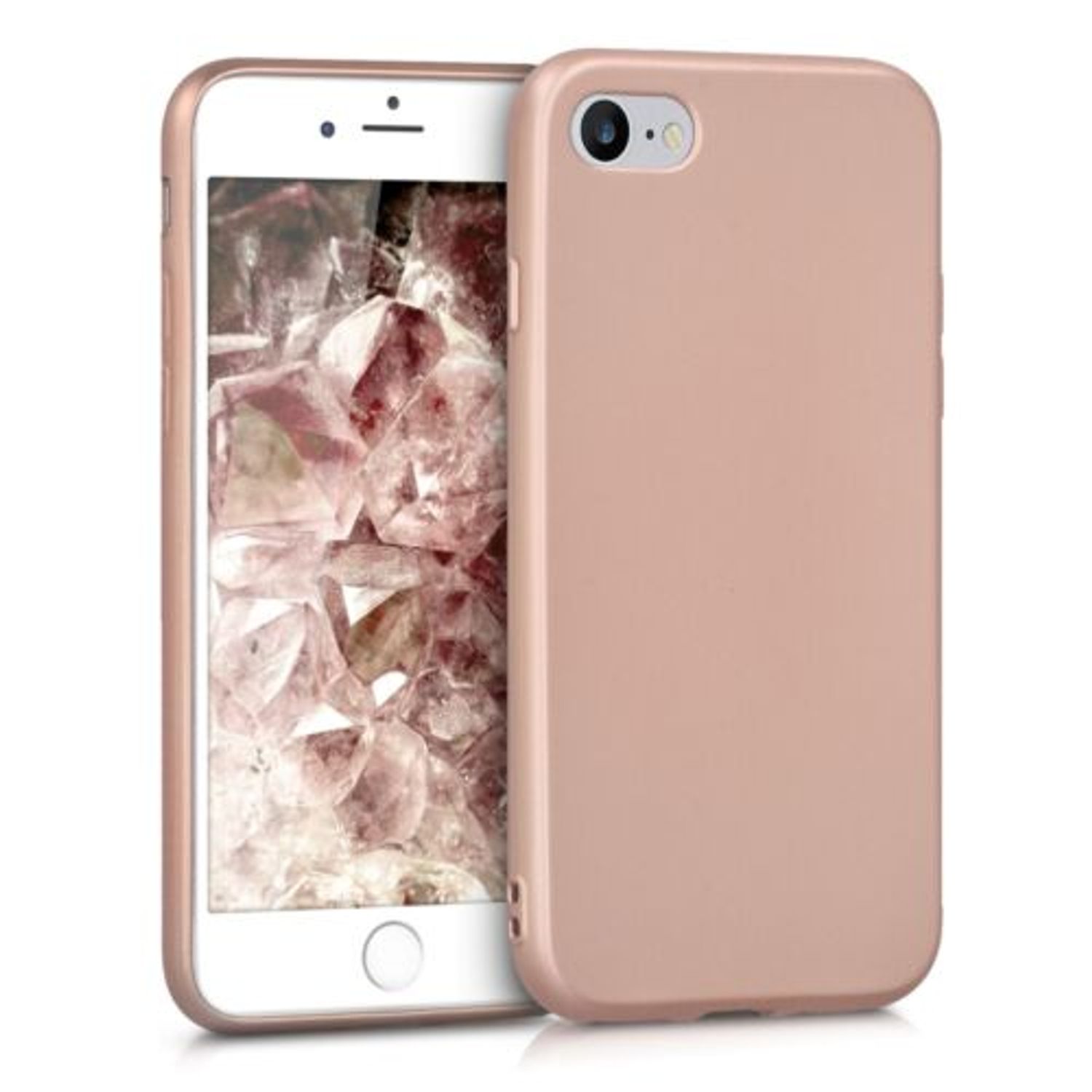 Husa pentru Apple iPhone 8/iPhone 7/iPhone SE 2, Silicon, Rose Gold, 40350.31 fotografia produsului View 16 L