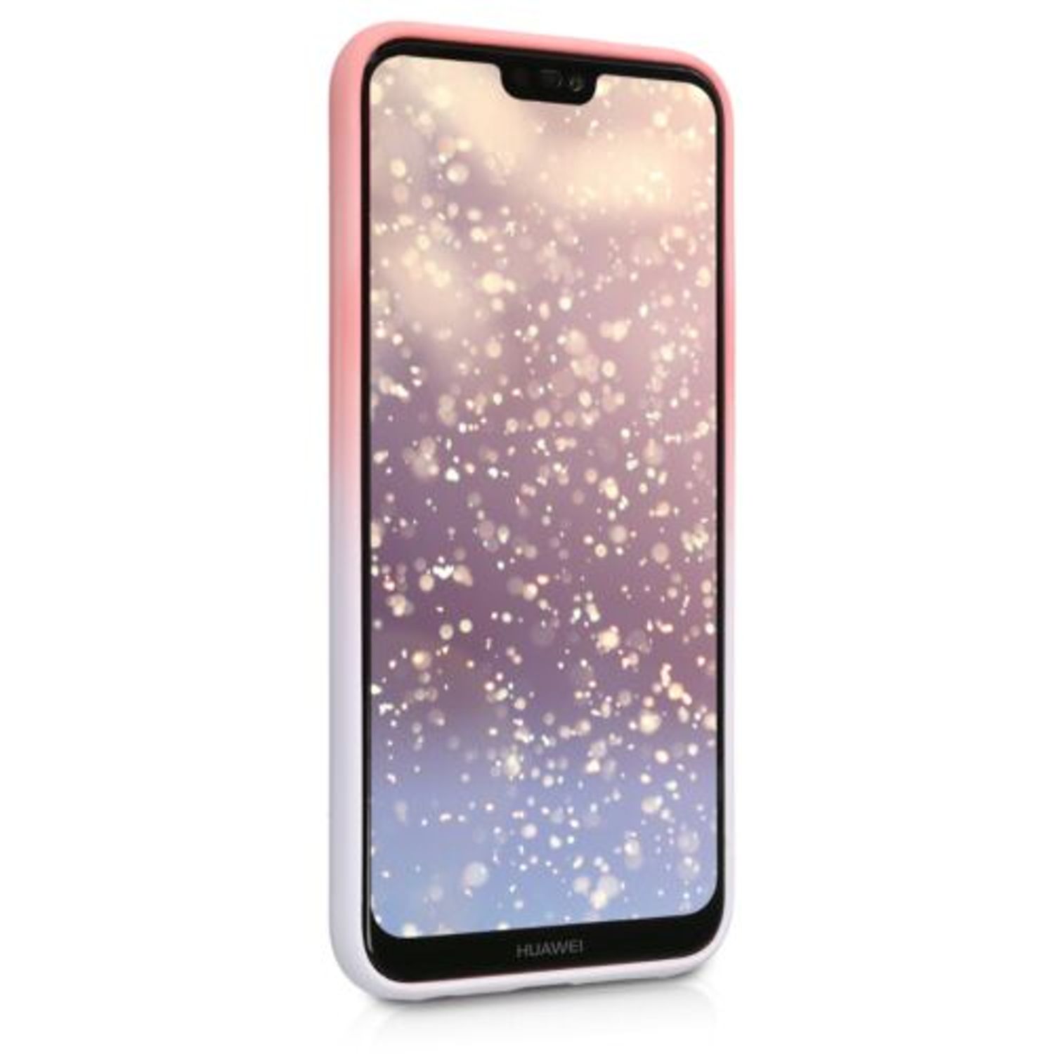 Husa pentru Huawei P20 Lite, Silicon, Roz, 45769.02 fotografia produsului View 5 L