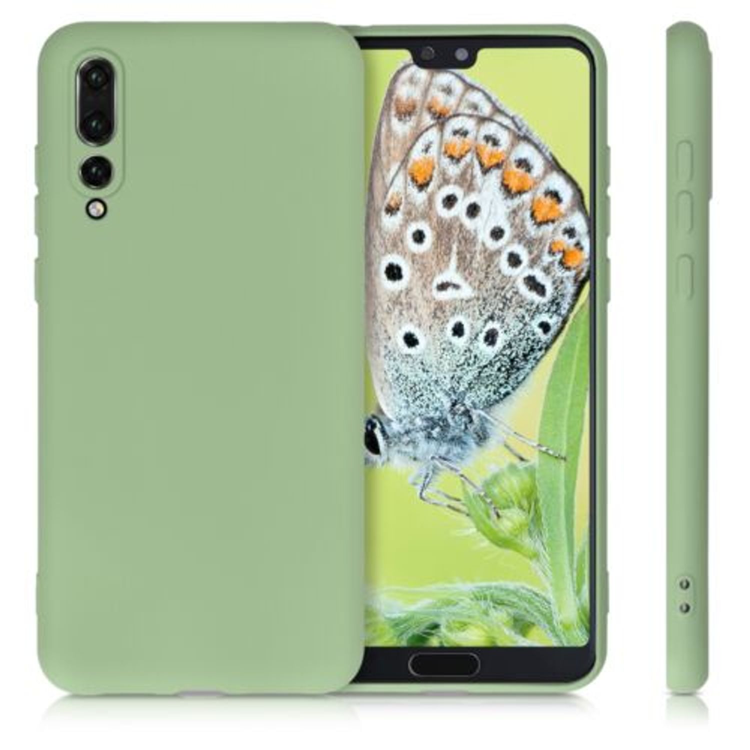 Husa pentru Huawei P20 Pro, Silicon, Verde, 51814.174 fotografia produsului View 2 L