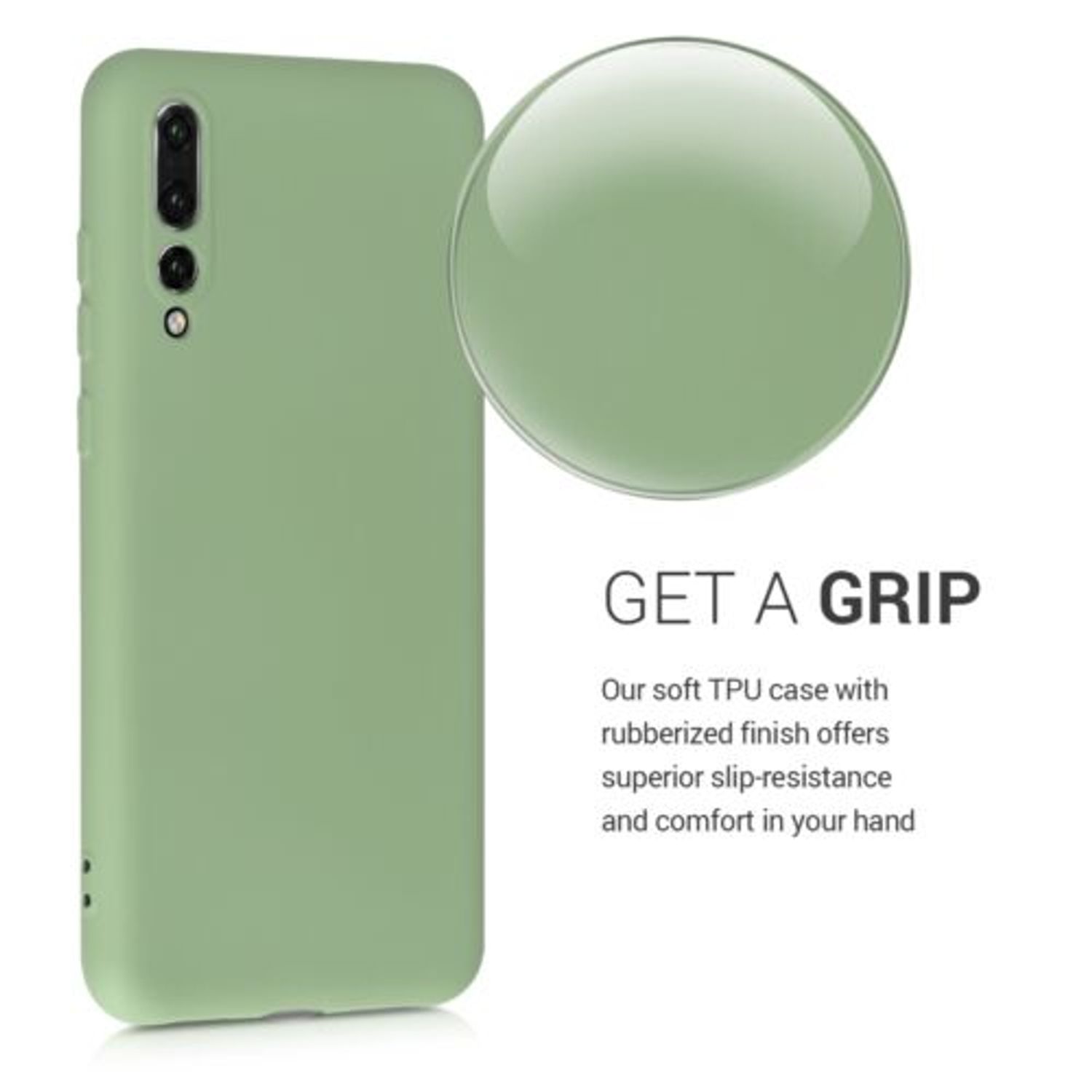 Husa pentru Huawei P20 Pro, Silicon, Verde, 51814.174 fotografia produsului View 5 L