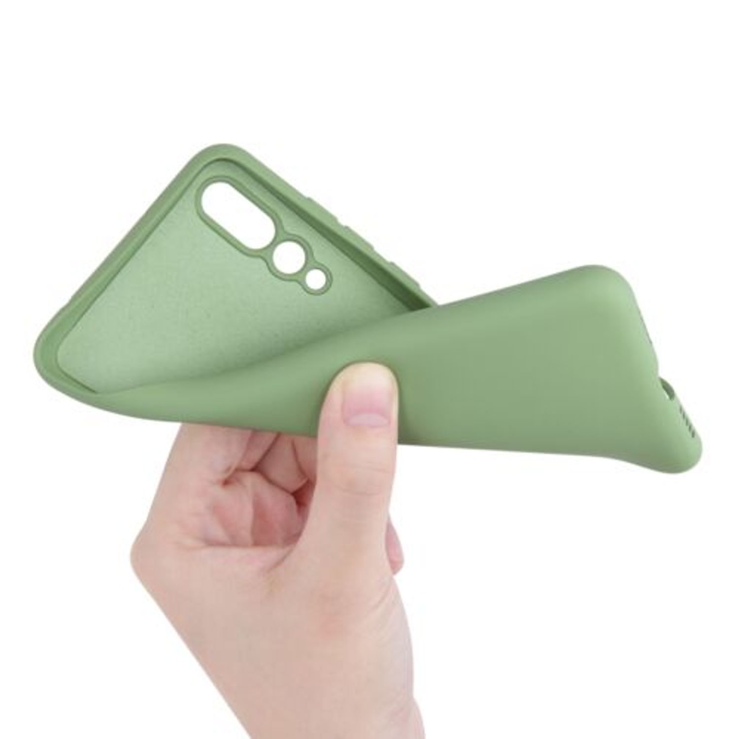 Husa pentru Huawei P20 Pro, Silicon, Verde, 51814.174 fotografia produsului View 8 L