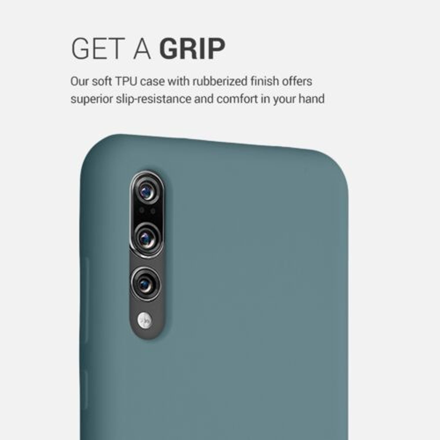 Husa pentru Huawei P20 Pro, Silicon, Verde, 47706.207 fotografia produsului View 4 L