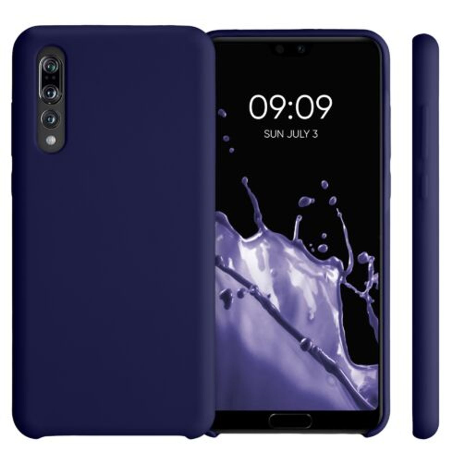 Husa pentru Huawei P20 Pro, Silicon, Albastru, 47706.182 fotografia produsului View 2 L