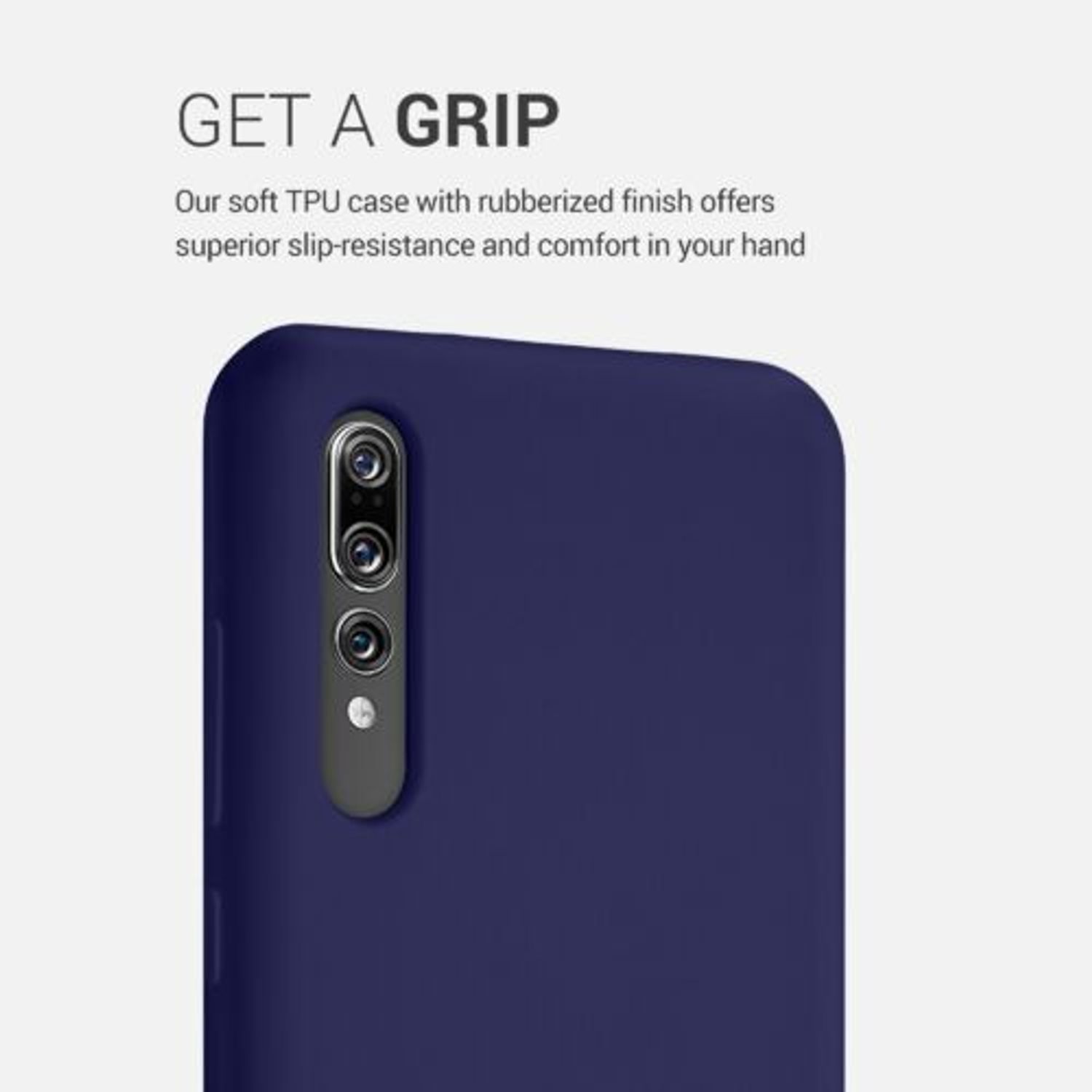 Husa pentru Huawei P20 Pro, Silicon, Albastru, 47706.182 fotografia produsului View 5 L