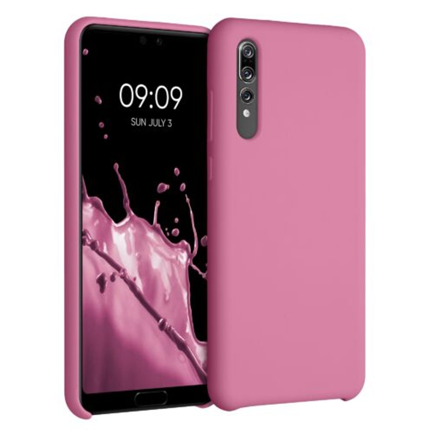 Husa pentru Huawei P20 Pro, Silicon, Roz, 47706.212 fotografia produsului