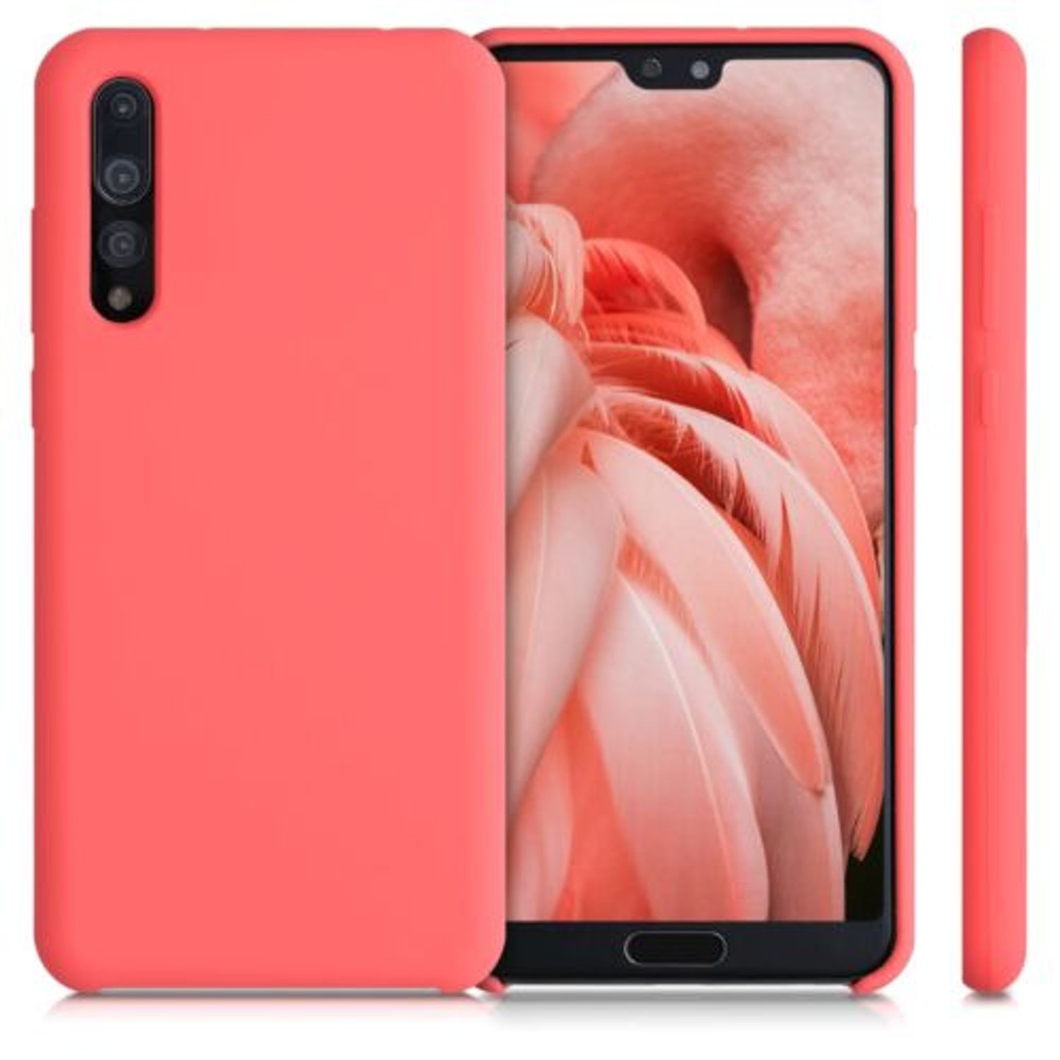 Husa pentru Huawei P20 Pro, Silicon, Coral, 47706.103 fotografia produsului View 2 L