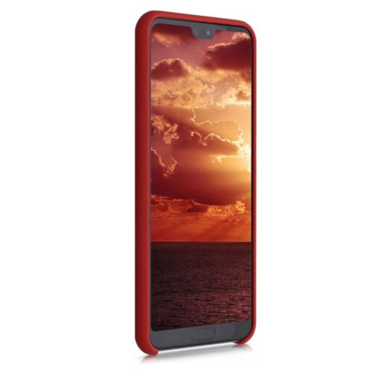 Husa pentru Huawei P20 Pro, Silicon, Rosu, 47706.20 fotografia produsului View 3 L