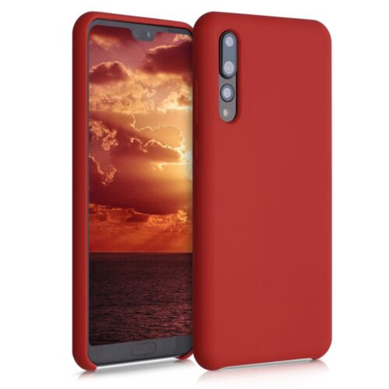 Husa pentru Huawei P20 Pro, Silicon, Rosu, 47706.20 fotografia produsului