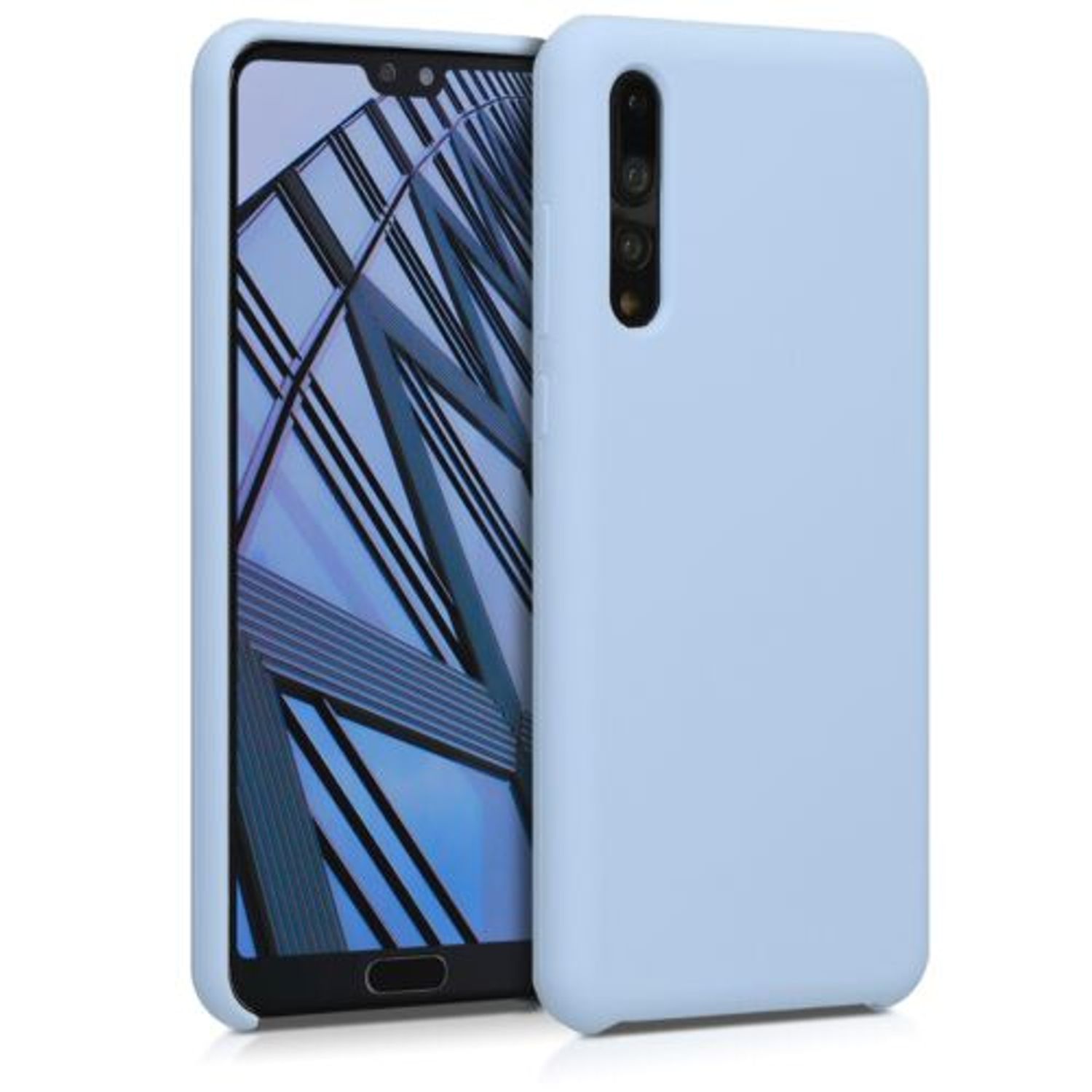 Husa pentru Huawei P20 Pro, Silicon, Albastru, 47706.58 fotografia produsului