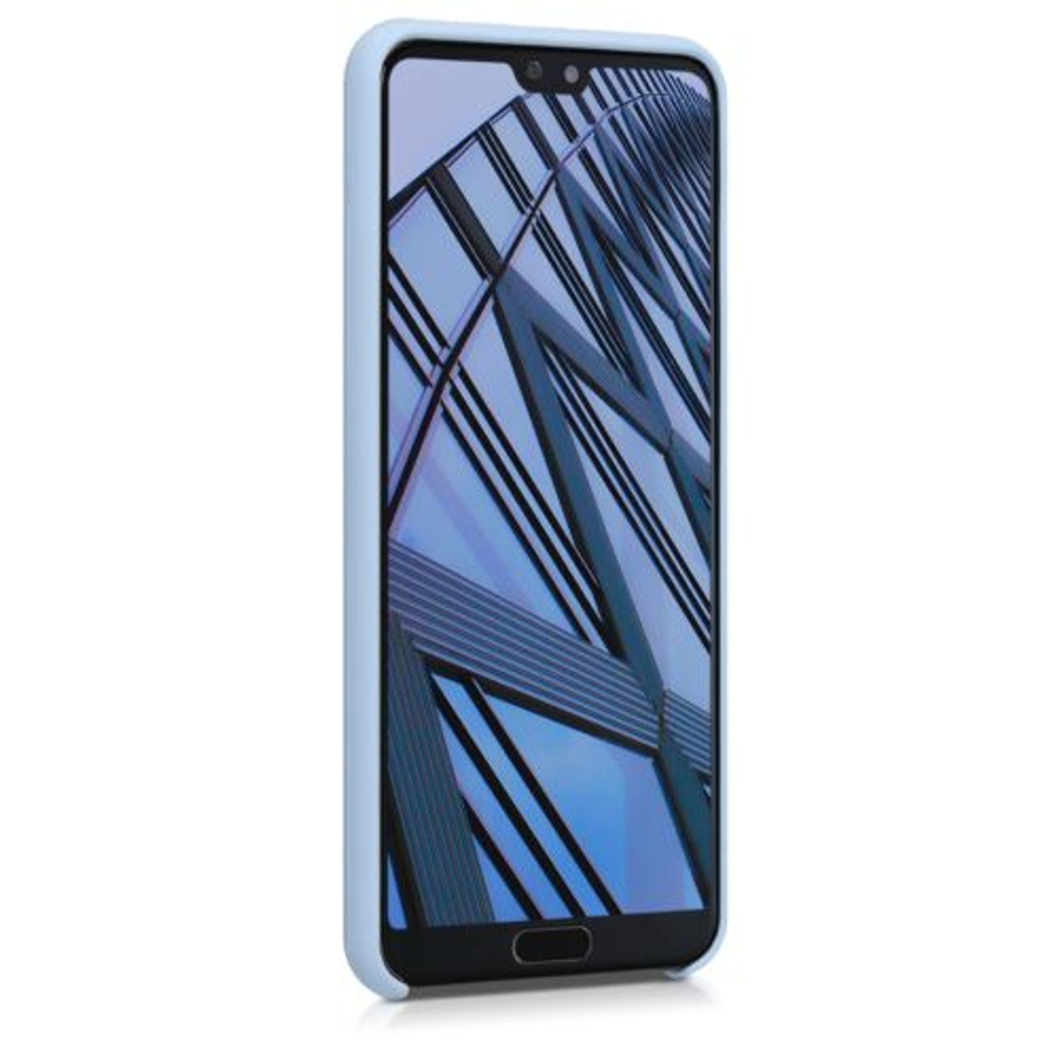 Husa pentru Huawei P20 Pro, Silicon, Albastru, 47706.58 fotografia produsului View 3 L