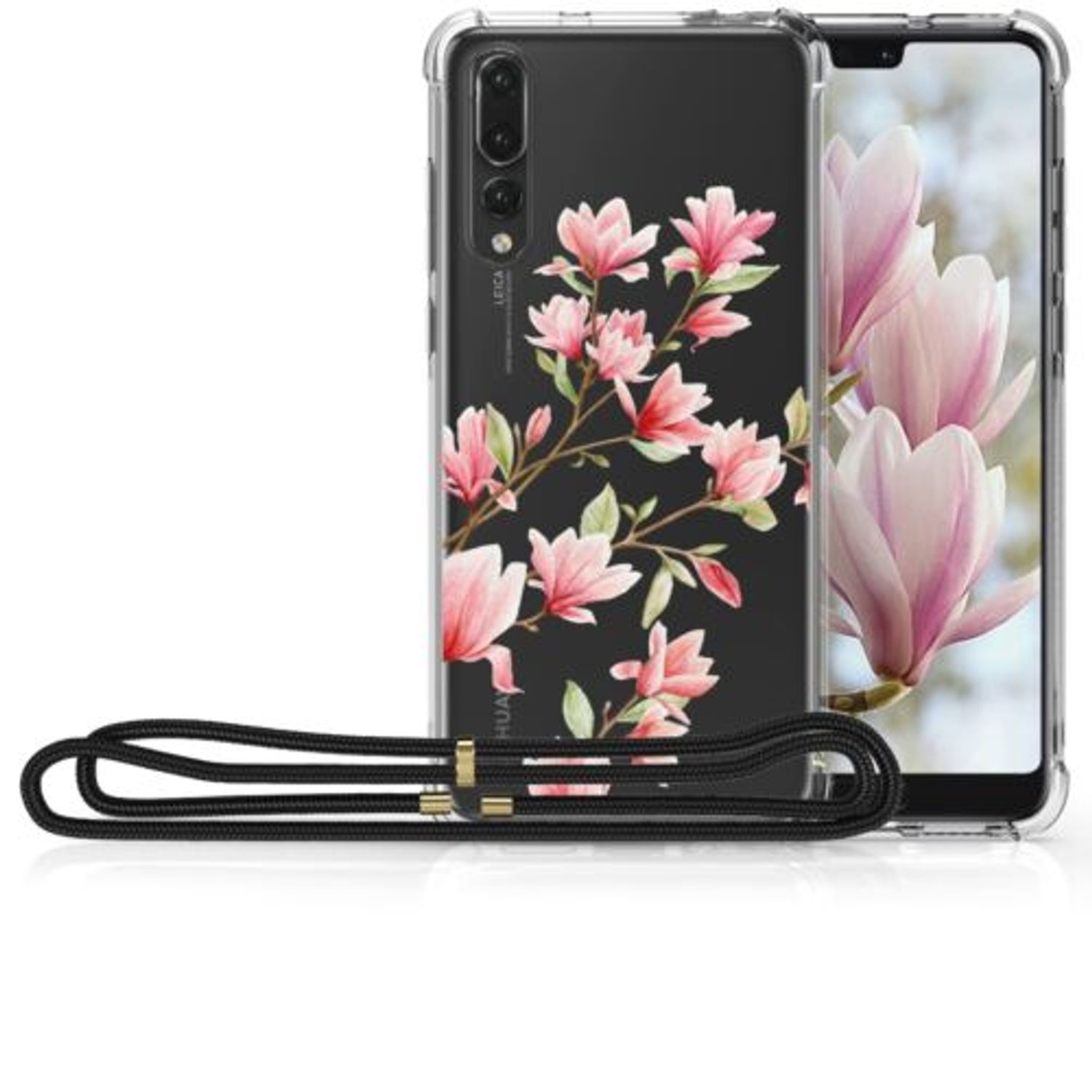 Husa pentru Huawei P20 Pro, Silicon, Roz, 51781.01 fotografia produsului View 8 L