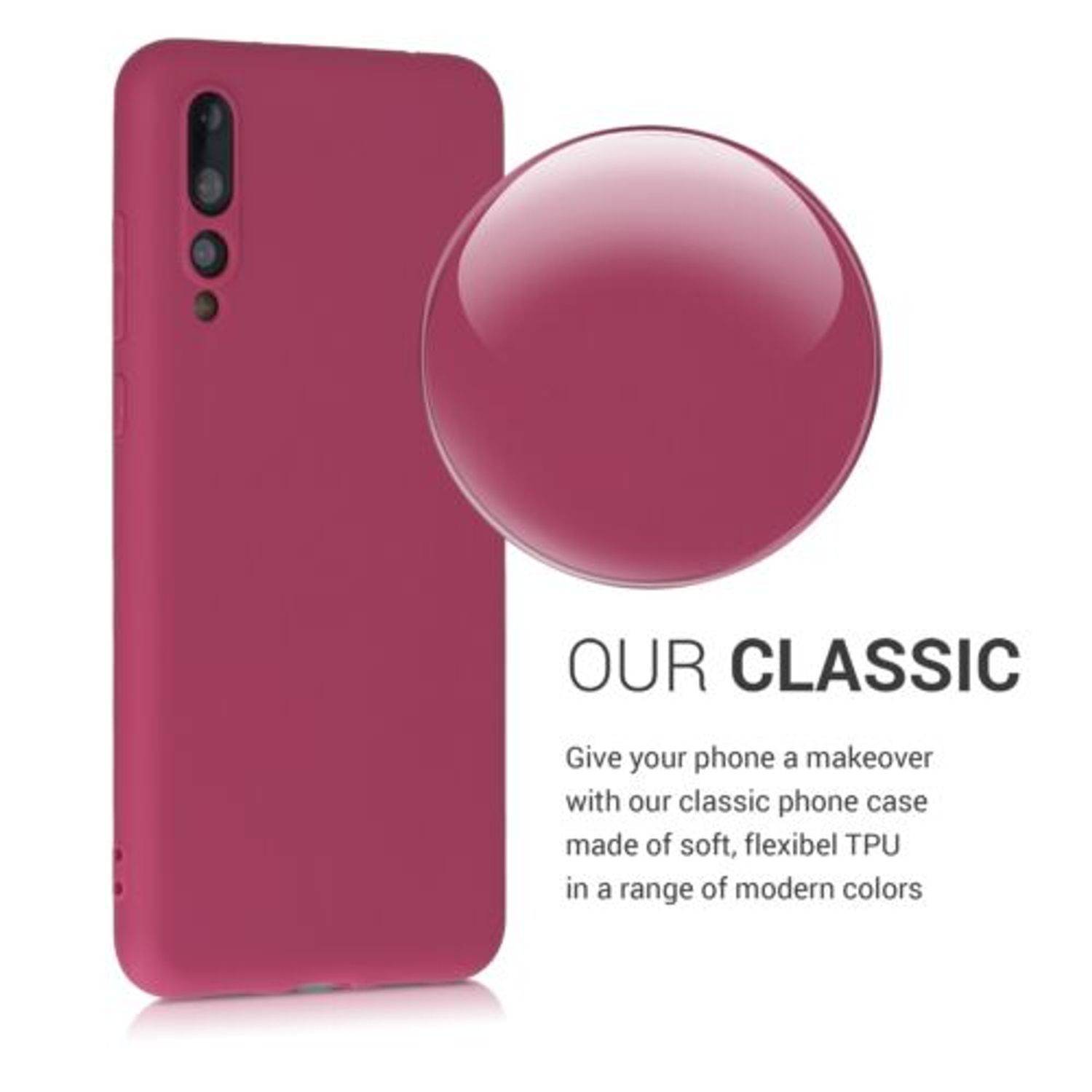 Husa pentru Huawei P20 Pro, Silicon, Violet, 44223.100 fotografia produsului View 4 L
