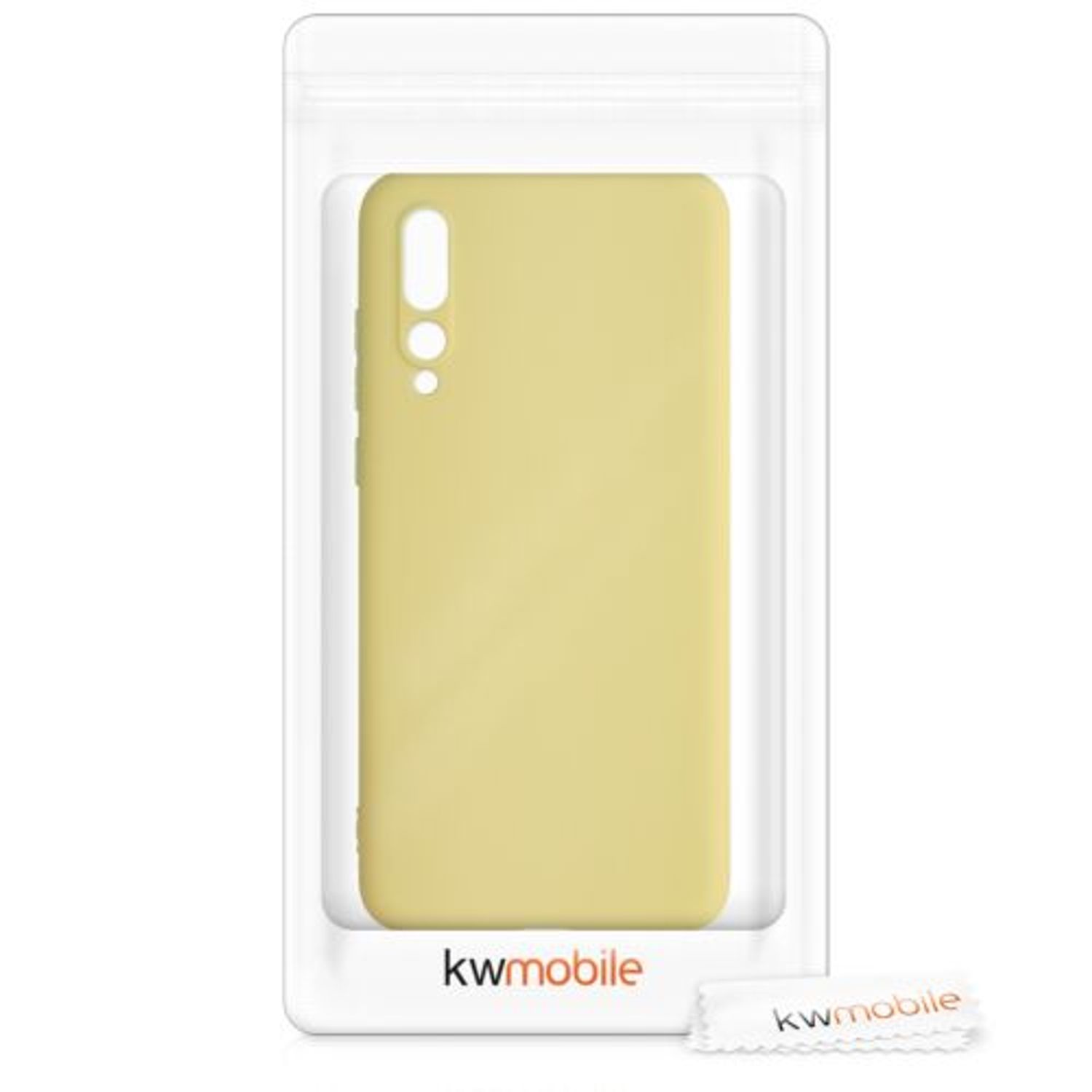 Husa pentru Huawei P20 Pro, Silicon, Galben, 44223.49 fotografia produsului View 7 L